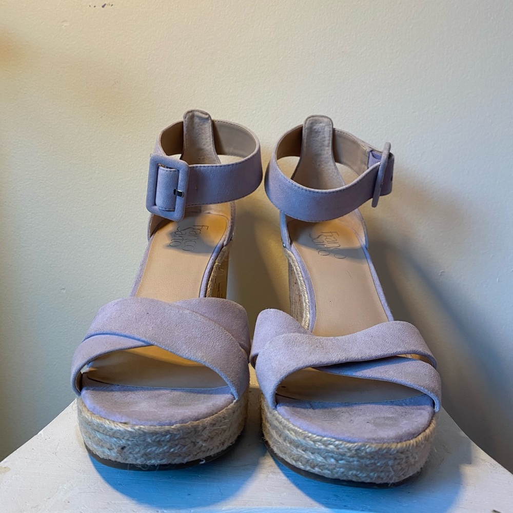 Lilac six inch wedges Franco Sarto